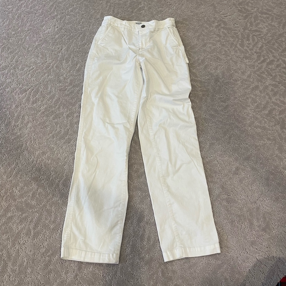 Aritzia White Cargo Pants